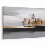 Elegant Strokes and Lines Abstract Art | Modern Geometric Line Canvas