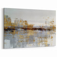 Modern Abstract Strokes and Lines Art - Geometric Canvas Print
