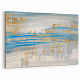 Strokes and Lines Abstract Art - Modern Geometric Line Canvas Print