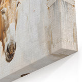 Abstract Donkey Canvas Print - Modern Farmhouse Wall Art Decor
