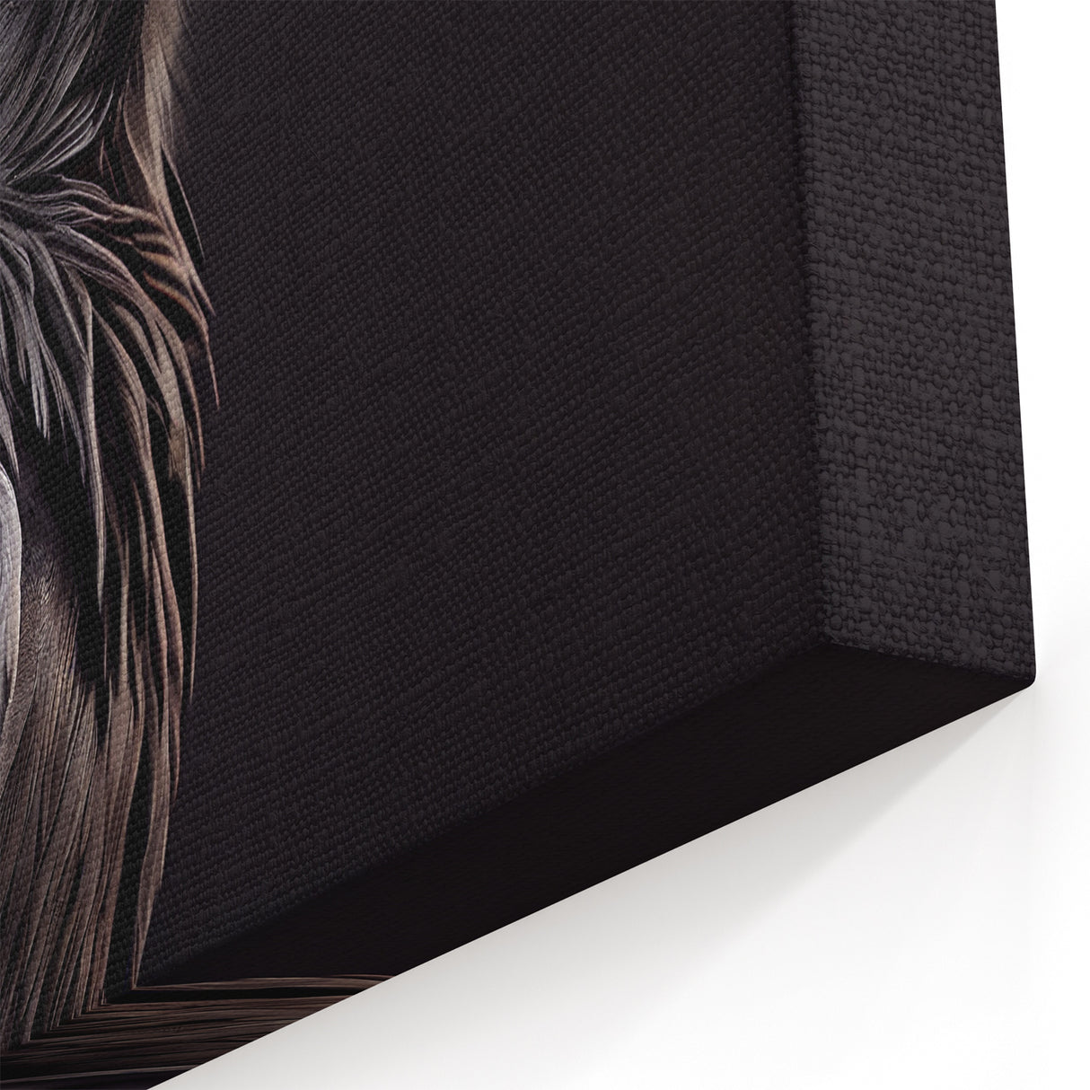 Elegant Raven Portrait - Majestic Crow Wall Art in Dark Tones