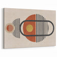 Geometric Abstract Line Art - Modern Shapes Canvas Print