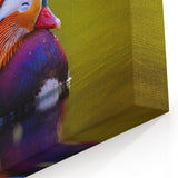 Serene Duck Wall Art - Peaceful Duck Canvas Print for Calm Decor