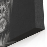 Dramatic Boxer Wall Art - Bold Boxer Print - Striking Dog Canvas Decor