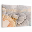Delicate Floral Line Art - Modern Abstract Brush Strokes Canvas
