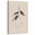 Minimalist Pear Silhouette - Modern Simple Abstract Wall Art Decor