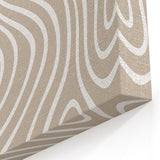 Modern Minimalist Abstract Art - Wavy Organic Line Pattern
