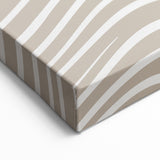Modern Minimalist Abstract Art - Wavy Organic Line Pattern