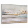 Elegant Abstract Line Art - Brush Strokes on Modern Canvas