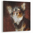 Classic Chihuahua Painting - Rustic Chihuahua Canvas & Framed Art
