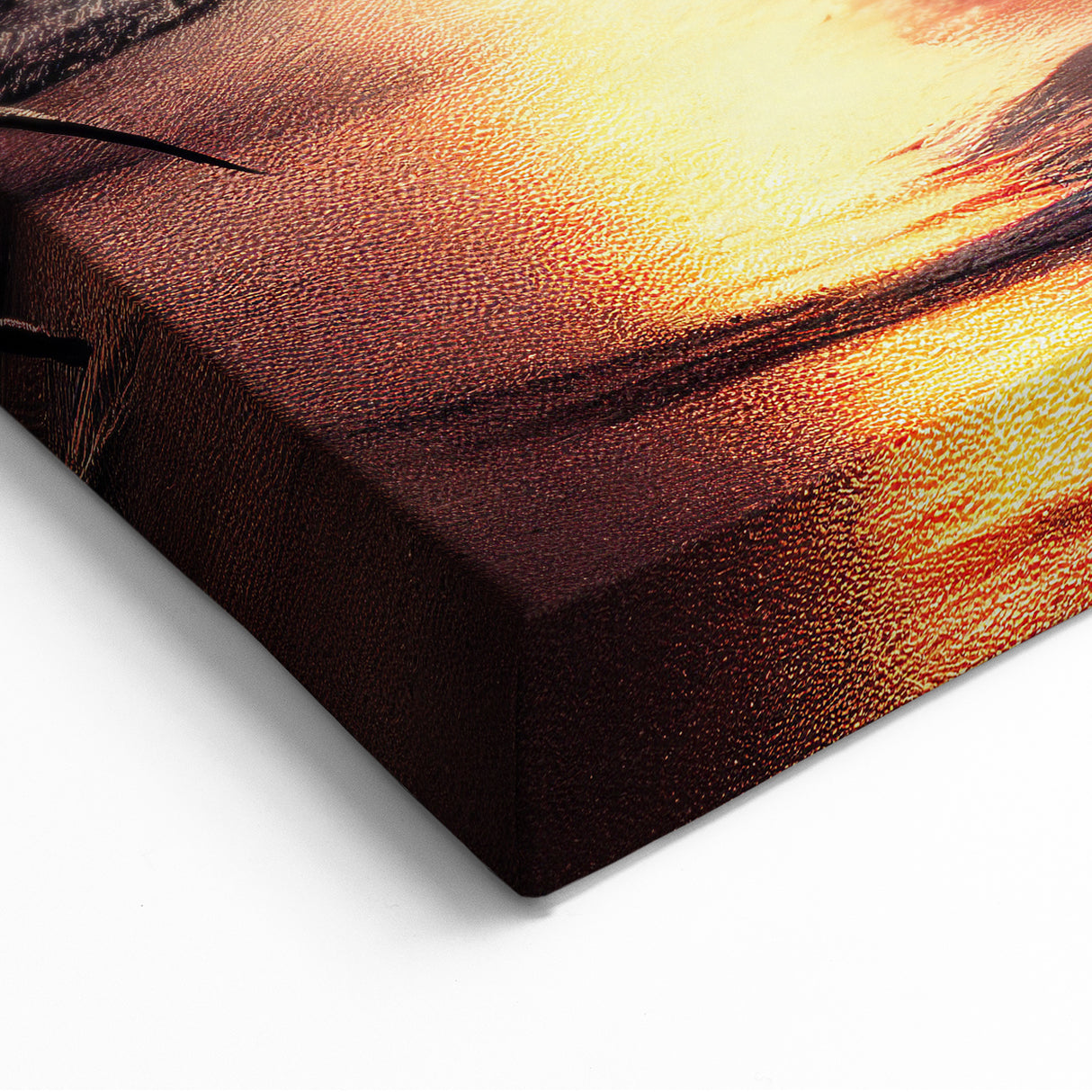 Sunset Flamingo Wall Art - Tropical Flamingo Canvas Print for Home Decor