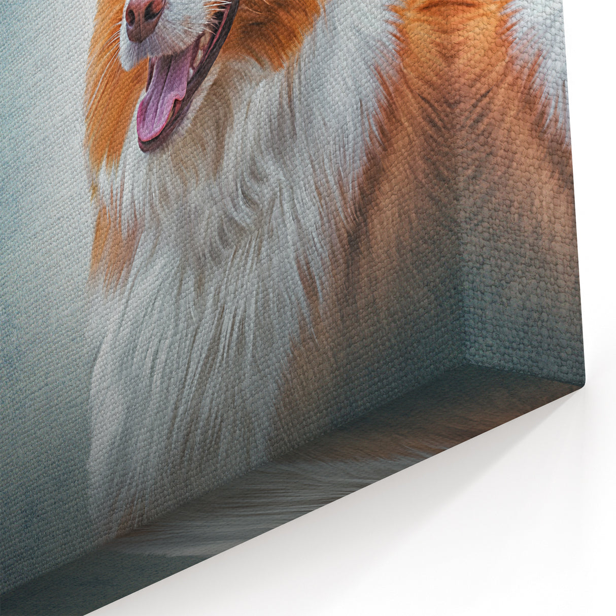 Collie Wall Art - Vibrant Collie Canvas Print - Beautiful Collie Decor