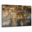 Modern Strokes and Lines Abstract Art Canvas - Geometric Line Design