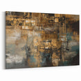 Modern Strokes and Lines Abstract Art Canvas - Geometric Line Design