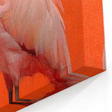 Bold Flamingo Wall Art - Vibrant Flamingo Canvas Print for Modern Decor