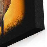 Majestic Elephant Wall Art - Safari Animal Canvas Print & Framed Decor
