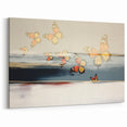 Butterfly Flight Abstract Strokes and Lines Art Canvas