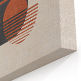 Geometric Lines and Shapes Art - Modern Abstract Canvas Print