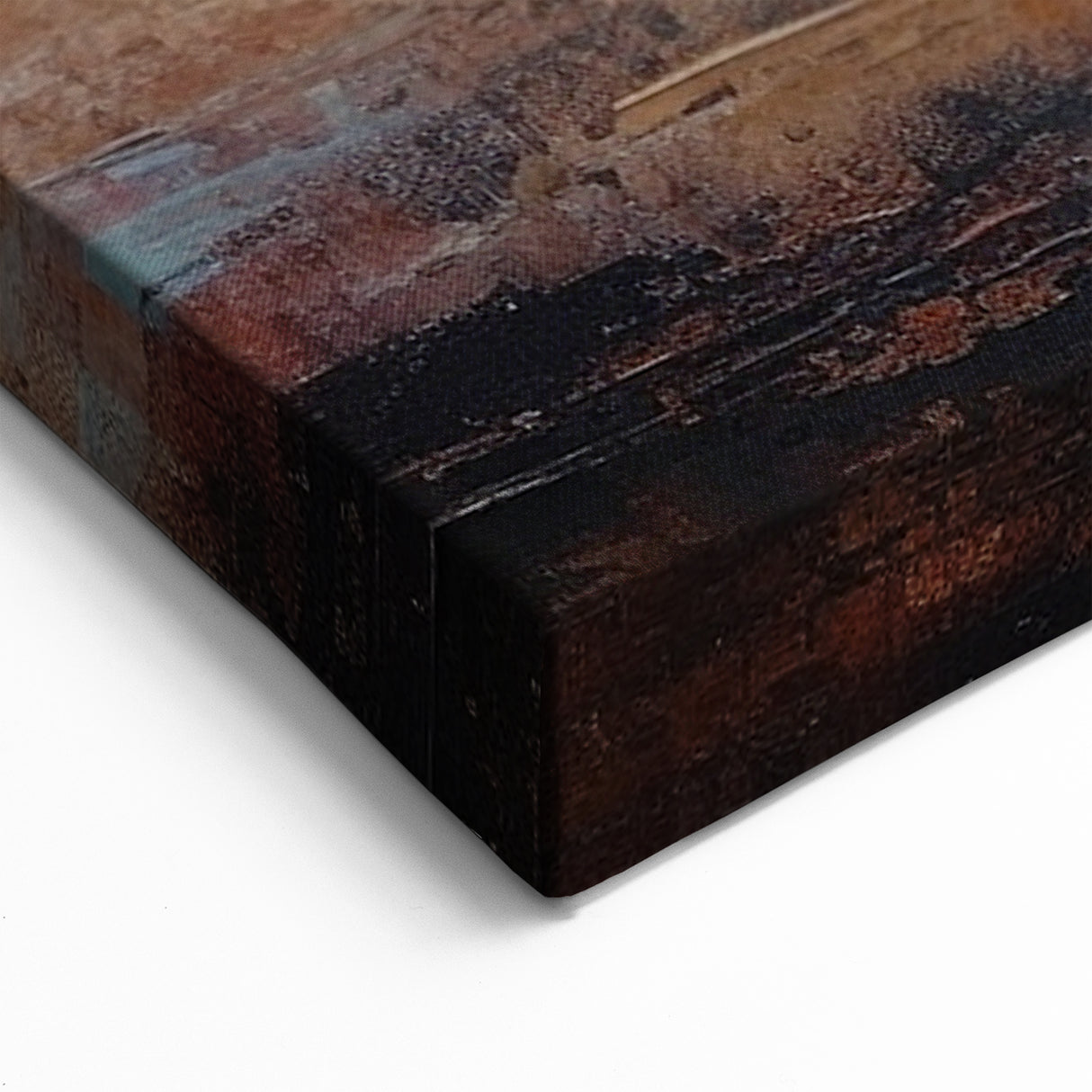 Rustic Abstract Line Art | Textured Strokes and Lines Canvas