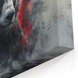 Vibrant Panda Art - Panda Bear Canvas - Dynamic Giant Panda Wall Art