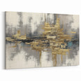 Elegant Abstract Line Art | Textured Strokes and Lines Canvas