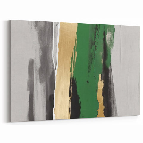 Geometric Line Art Canvas - Contemporary Strokes and Lines Abstract