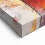Fiery Abstract Face | Colorful Modern Figurative Wall Art Canvas