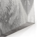 Close-Up Polar Bear Portrait - Wildlife Arctic Canvas Art