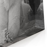 Serene Polar Bear Resting - Wildlife Arctic Canvas Art