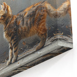 Cat Wall Art - Cute Cat Canvas Print - Framed & Acrylic Decor for Home
