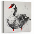 Abstract Goose Art Canvas - Bold Goose Wall Decor