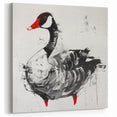 Abstract Goose Art Canvas - Bold Goose Wall Decor