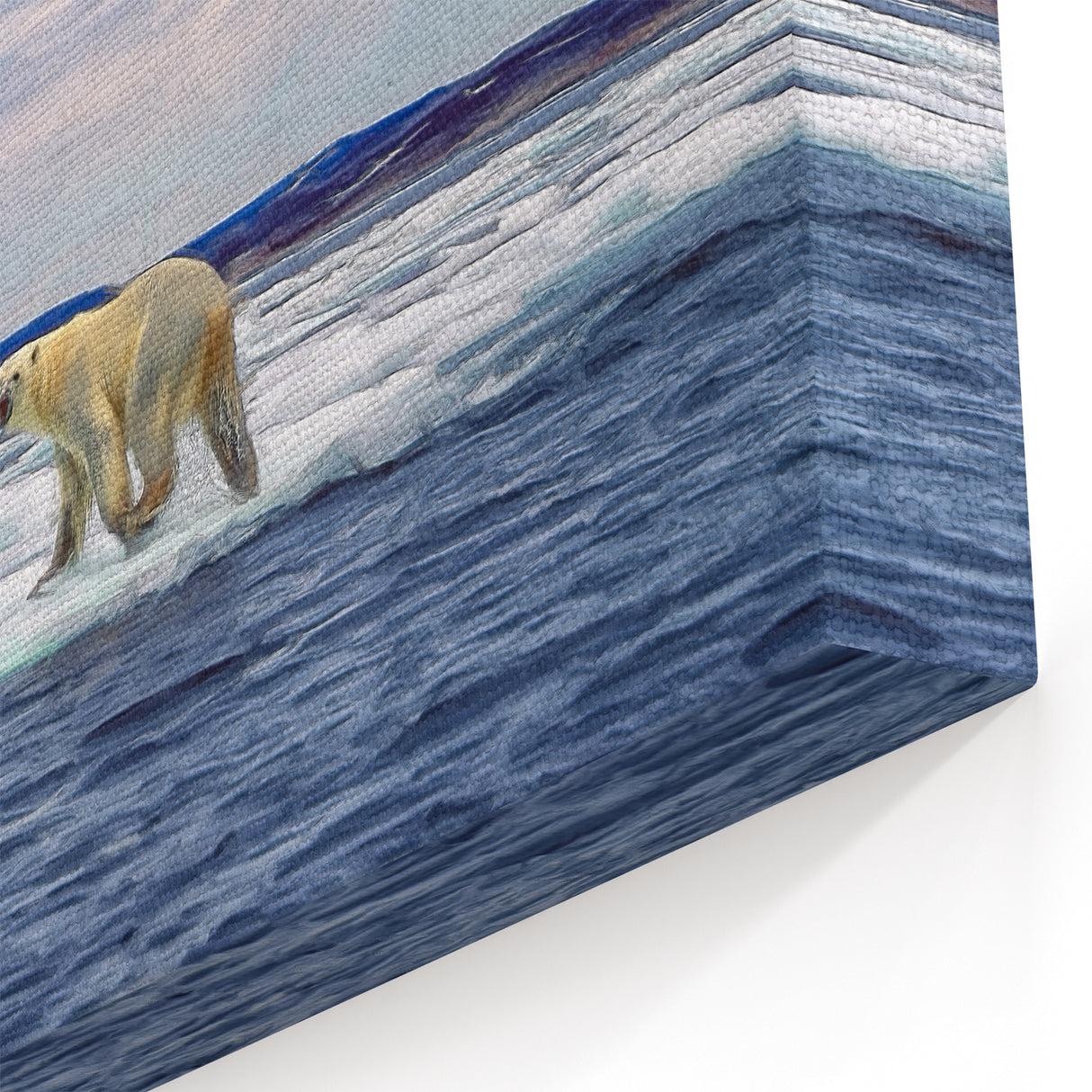 Serene Polar Bear Art - Wildlife Arctic Animal Prints for Wall Decor