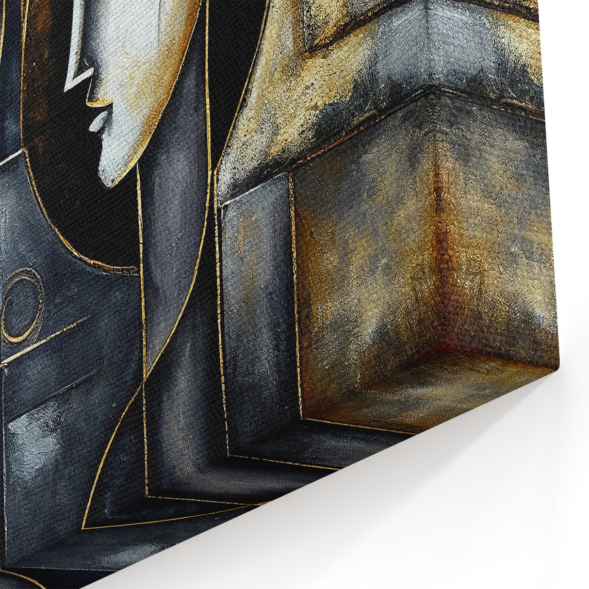Elegant Abstract Human Faces Art - Modern Figurative Wall Decor