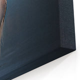 Heron Canvas Art - Elegant Heron at Dusk Wall Decor for Home