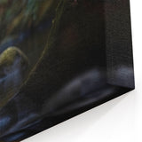 Elegant Heron Wall Art - Atmospheric Heron Canvas Print for Tranquil Decor