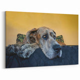 Relaxed Great Dane Art Prints - Dog Wall Decor for Cozy Spaces