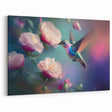 Elegant Hummingbird Wall Art - Hummingbird Decor & Canvas Print