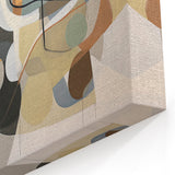 Minimalist Abstract Line Art | Geometric Shapes and Strokes Canvas