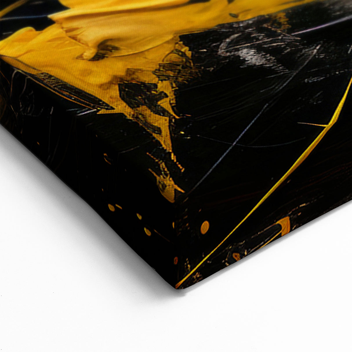 Dynamic Abstract Line Art | Fiery Strokes and Lines Canvas