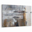 Textured Abstract Line Art | Earthy Tones and Layers Canvas