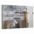 Textured Abstract Line Art | Earthy Tones and Layers Canvas