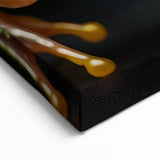 Dynamic Frog Wall Art - Jumping Amphibian Canvas & Framed Prints