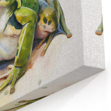Realistic Frog Wall Art - Detailed Amphibian Canvas & Framed Prints