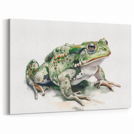 Artistic Frog Wall Art - Textured Amphibian Canvas & Framed Prints