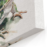 Artistic Frog Wall Art - Textured Amphibian Canvas & Framed Prints
