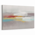 Colorful Strokes and Lines Abstract Art - Modern Brushstroke Canvas