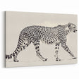 Minimalist Cheetah Wall Art - Elegant Cheetah Canvas for Modern Decor