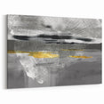 Abstract Line Art with Gold Accents – Modern Strokes and Lines Canvas