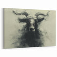 Mystical Goat Wall Art - Abstract Canvas, Framed & Acrylic Prints